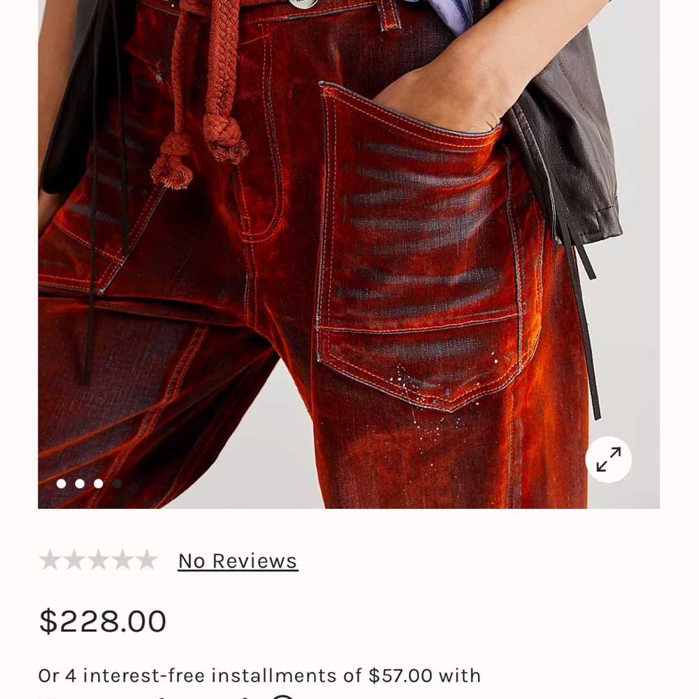 Freepeople, Moxie, Size 26 but more a 27-28, Only worn once, burgundy